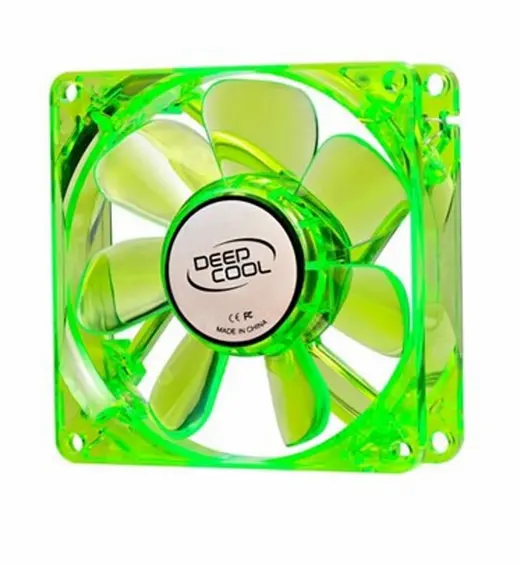 DEEPCOOL XFAN 80G/B Yeşil Gövde Üzerine Mavi LED'li Kasa Fanı görseli 2