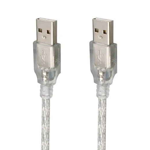 POWERMASTER 5 METRE 2.0V ŞEFFAF USB ERKEK-ERKEK KABLO