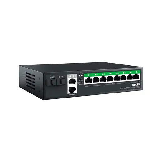 Stonet 8Port 10/100Mbps PoE 120W(P112GS) alternatif görünüm