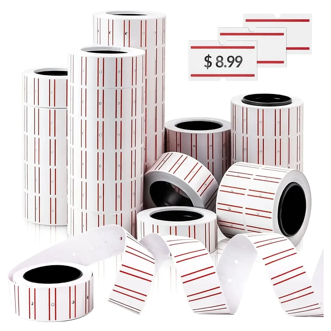 POWERMASTER MX6600E BEYAZ RULO FİYAT ETİKETİ 500 ADET - 10LU PAKET (21X12MM)