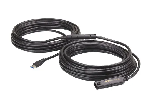 ATEN ATEN-UE3315A USB 3.2 Gen 1 Aktif Uzatıcı, 15 metre (15m USB 3.2 Gen 1 Extender Cable)