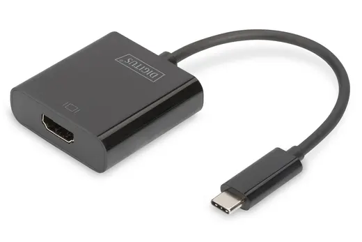 DIGITUS DA-70852 USB 3.1 (Gen. 1) (USB Tip C) HDMI Grafik Adaptörü Giriş: 1 x USB Tip C erkek