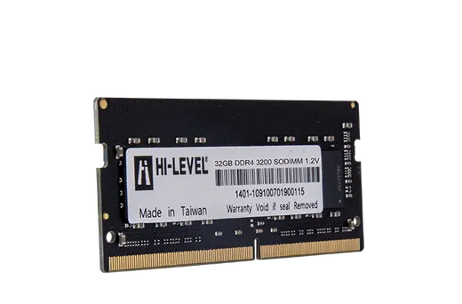 32 GB DDR4 3200MHz HI-LEVEL CL22 1.2V SODIMM (HLV-SOPC25600D4/32G) görseli 3