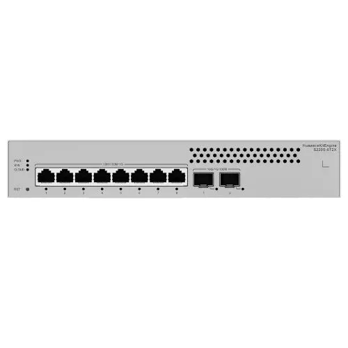 HUAWEI eKIT S220S-8T2X 8 PORT 10/100/1000 +2x10GE SFP YONETILEBILIR SWITCH