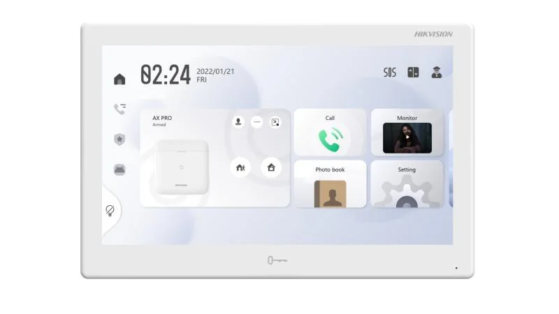 HIKVISION 10.1" Hepsi Bir Arada Görüntülü Kapı İstasyonu Beyaz KH9510-WTE1(B)
