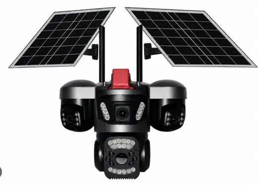 Apronx APX-WSP464 9Mp AOV 4G 2 Solar Panel Üç Kamera PTZ
