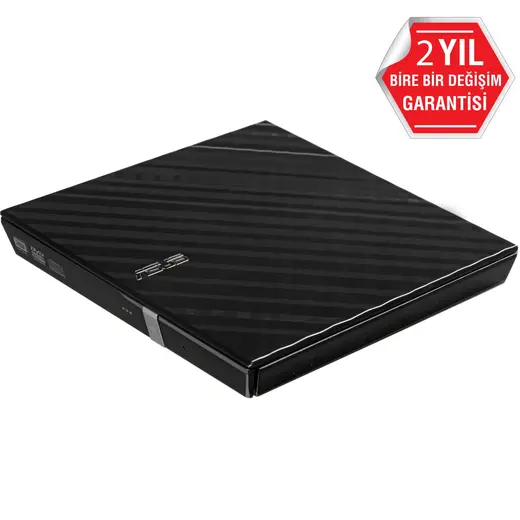 ASUS 8x SDRW-08D2S-U USB 2.0 Slim Harici DVD Yazıcı Siyah görseli 7