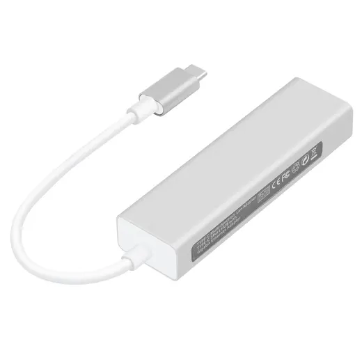 CODEGEN (CDG-CNV85) 3 PORT USB3.0+RJ45 USB3.1 TYPE-C HUB BEYAZ alternatif görünüm