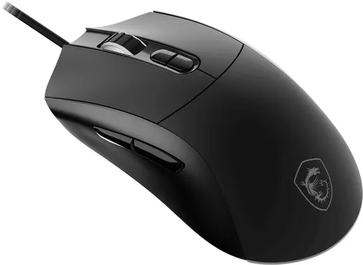 MSI GG Forge GM320 RGB 12800 DPI Kablolu Siyah Oyuncu Mouse görseli 6