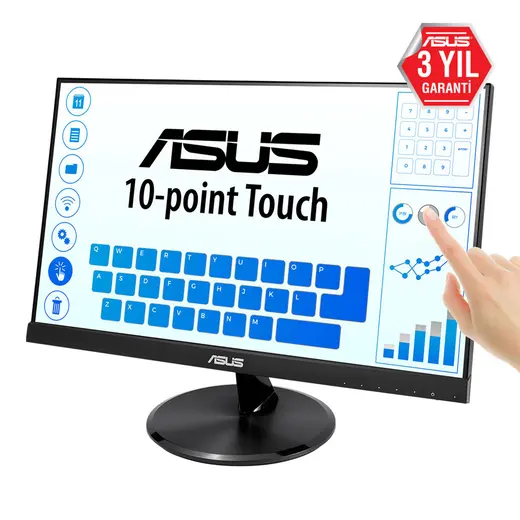 Asus 21.5" VT229H IPS MM Dokunmatik Monitör 5ms alternatif görünüm