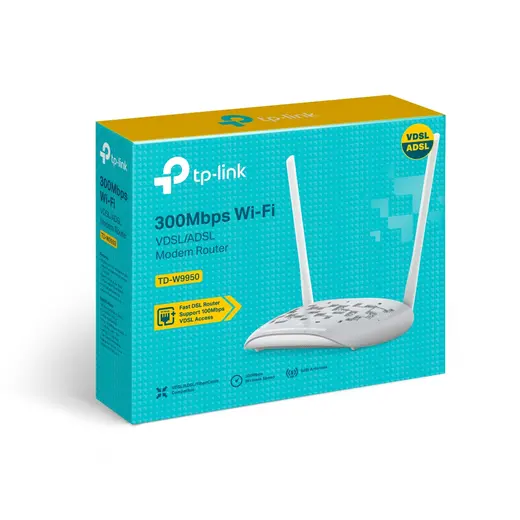 TP-Link TD-W9950 300Mbps Wi-Fi VDSL/ADSL Modem Router görseli 4