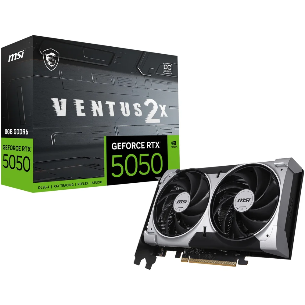 MSI VGA GEFORCE RTX 5050 8G VENTUS 2X OC 8GB GDDR6 128B DX12