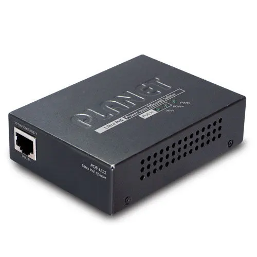 PLANET PL-POE-172S Tek Port 10/100/1000Mbps Ultra PoE Splitter (12V/19V/24V) Single-Port 10/100/1000Mbps Ultra PoE