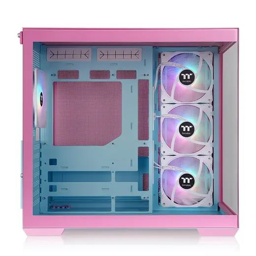 THERMALTAKE VIEW 380 CA-1Z2-00MAWN-00 4-ARGB Fanlı Gaming Mid-Tower PC Kasası Pembe görseli 4