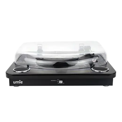 UMİE Bemol Siyah Piano Kaplama 10W BT İN, BT OUT, RCA, USB Özellikli Nostaljik Pikap alternatif görünüm