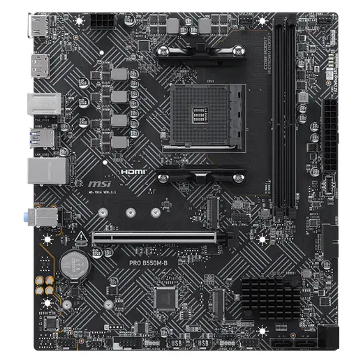MSI MB PRO B550M-B AM4 DDR4 4600(OC) görseli 3
