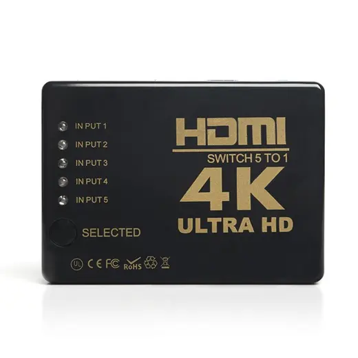 Dark (DK-HD-SW4X1K) 5/1 Kumandalı 4K HDMI Switch alternatif görünüm