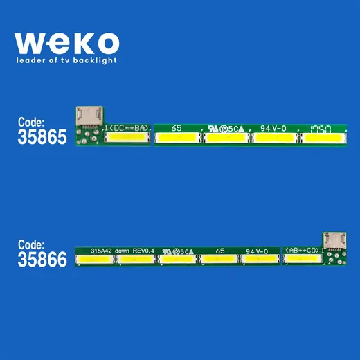 WKSET-5246 35865X2 35866X2 315A42 DOWN/315A42 UP 4 ADET LED BAR (76LED) alternatif görünüm