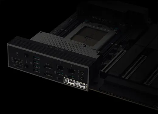 ASUS PRO WS TRX50-SAGE WIFI A AMD DDR5 PCIe 5.0 sTR5 EATX görseli 1