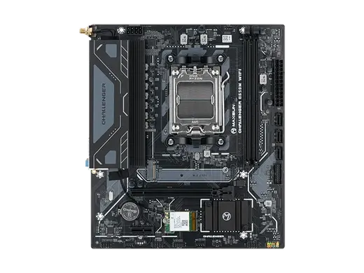 MAXUN CHALLANGER B650M WIFI V2 DDR5 HDMI-DP PCIE 4.0 AM5 mATX görseli 5
