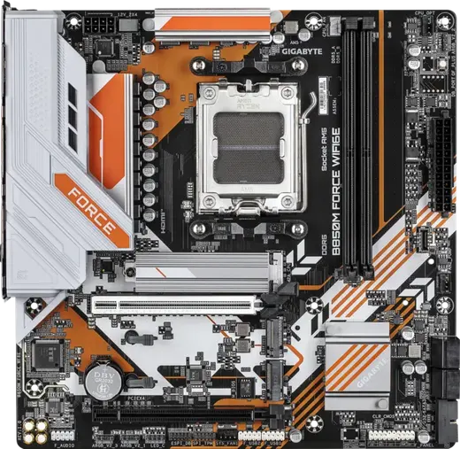 GIGABYTE B850M FORCE WIFI6E DDR5 HDMI-DP TYPEC PCIE 5.0 AM5 mATX görseli 3