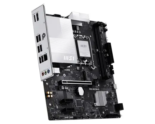 Msı Pro H810M-B Intel H810 Soket 1851 DDR5 6400+(OC)MHz mATX Gaming (Oyuncu) Anakart alternatif görünüm