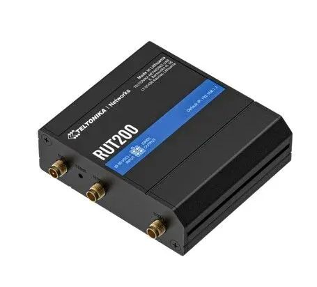 TELTONIKA TE-RUT200 4G (LTE) Endüstriyel Router - Cat 4 (150/50 Mbps) - 1x SIM Kart Yuvası, 1x Radyo alternatif görünüm