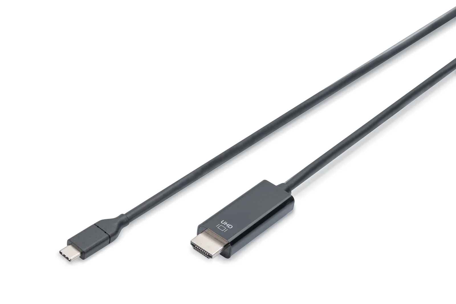 DIGITUS AK-300330-020-S USB Type-C Gen2 adapter / converter cable, Type-C to HDMI A M/M, 2m, 4K/60Hz, 18GB, bl, gold