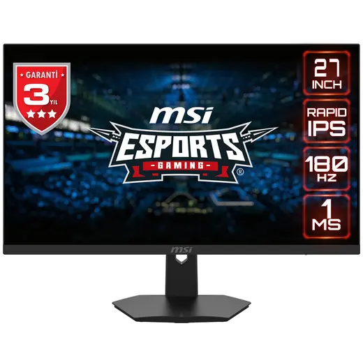MSI 27" RAPID IPS G274F 1ms 180Hz HDMI-DP Gaming Monitör 1920x1080 görseli 2