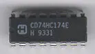 SCHUKAT 74HC174 D FLIP FLOP + CLEAR