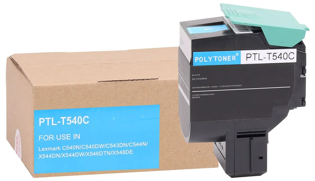Lexmark Polytoner C540A1CG C-540 C-543 C-544 1000Syf. Mavi Toner