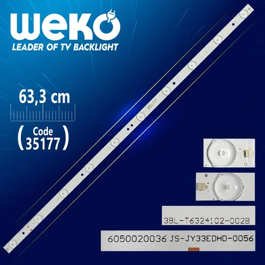 3BL-T6324102-002B C 605020036 JS-GY33EDHD-0056 - 63.2 CM 10 LEDLİ - (WK-120)