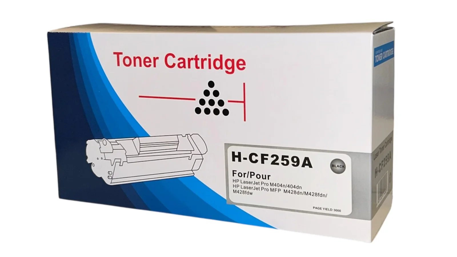 HP CF-259A CRG-057 Muadil Toner M-404 M-428 223 MF443 MF-445 1238 T08 (Chipsiz)