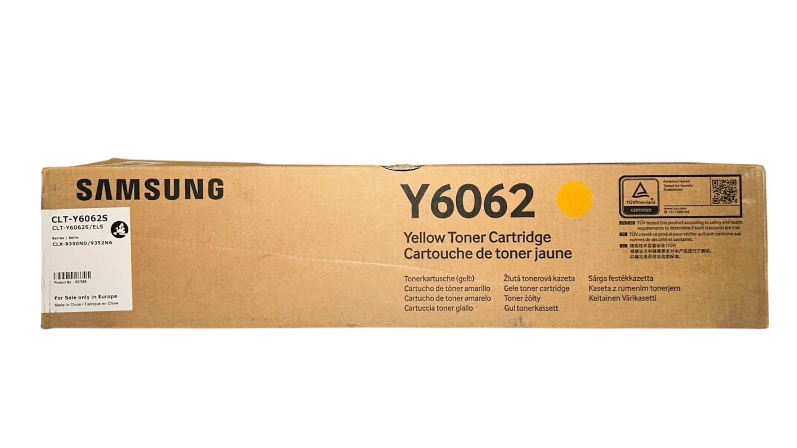 Samsung CLT-Y6062S Sarı Orjinal Toner CLX9250, CLX9252, CLX9350, CLX9352