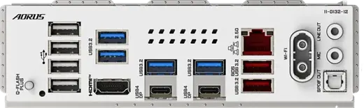 GIGABYTE X870E-A ELITE WIFI7 ICE DDR5 HDMI-DP TYPEC PCIE 5.0 AM5 ATX BEYAZ