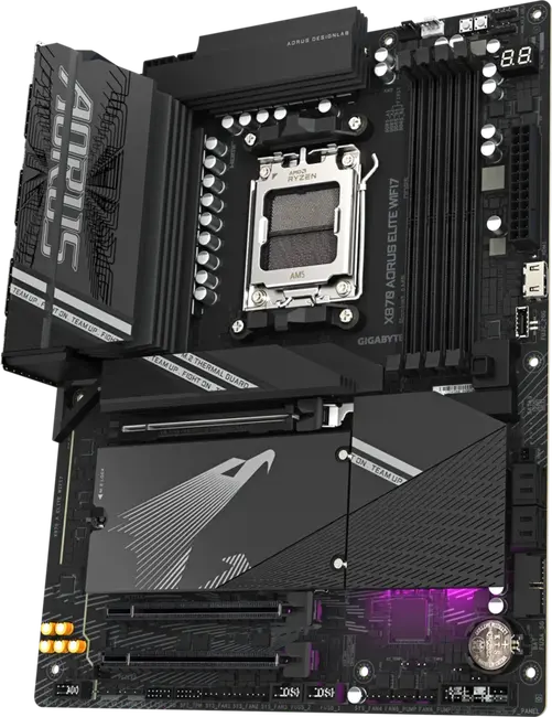 GIGABYTE X870 AORUS ELITE WIFI7 DDR5 HDMI-DP TYPEC PCIE 5.0 AM5 ATX görseli 3