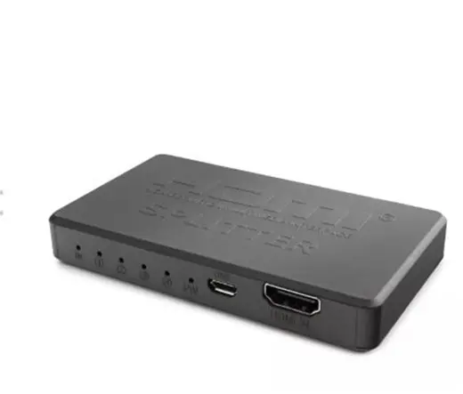 Hadron Hdx1372 Hdmi Splitter 4Port 4K-20 With Usb Power Cable