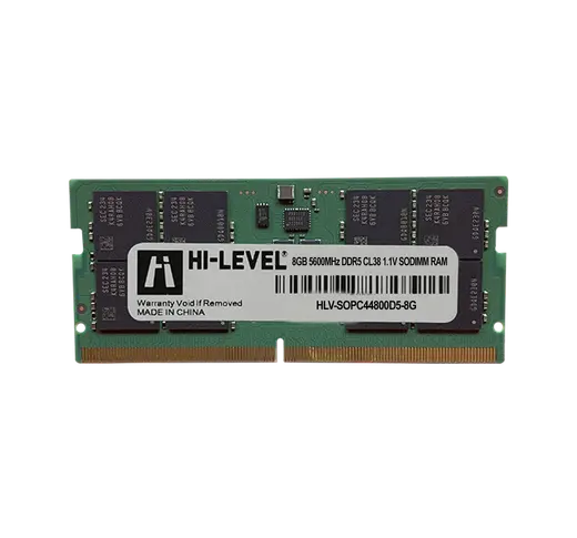 8 GB DDR5 5600MHz HI-LEVEL CL46 1.1V SODIMM (HLV-SOPC44800D5/8G)