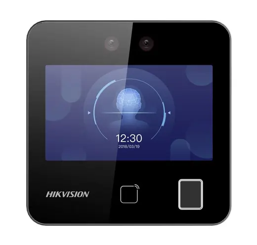 HIKVISION DS-K1T343MFWX YÜZ TANIMA VE PARMAKİZİ TERMİNALİ görseli 2