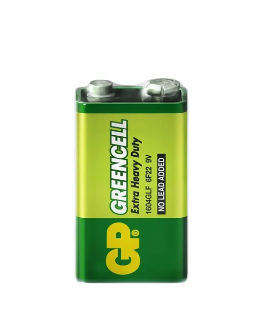 GP Greencel 9V Çinko Pil 10'lu Paket GP1604G-S1 alternatif görünüm