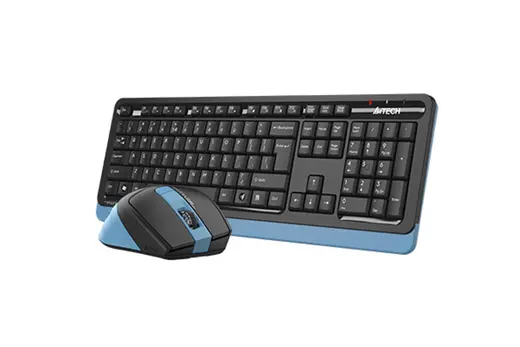 A4 Tech Fg1035 2.4G Mavi Q Fn-Mm Klv+Optik Mouse Set alternatif görünüm