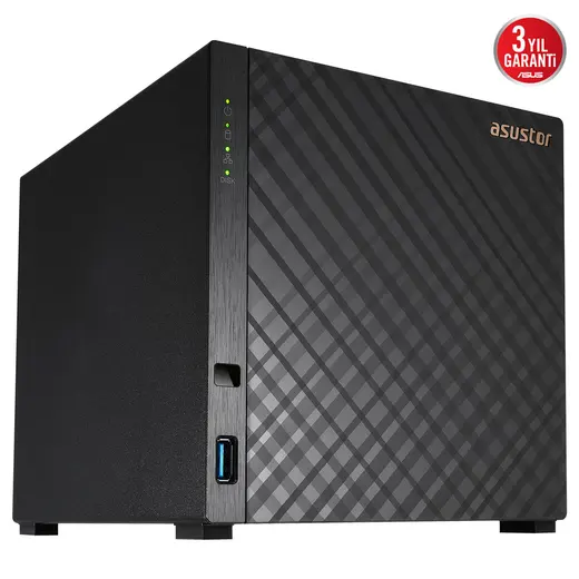 ASUSTOR 4diskli Realtek QC-1GB RAM-2.5GbE Nas Server AS1204T görseli 4