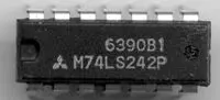 SCHUKAT 74LS242 Tri-State Quad Bus Transceiver