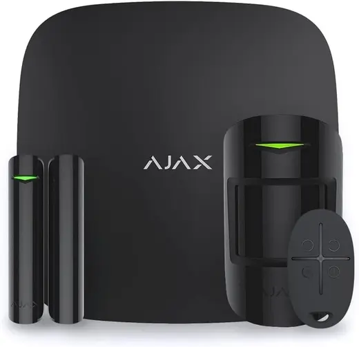 AJAX StarterKit 20287 Hub 2G + MotionProtect + DoorProtect + SpaceControl Kablosuz Alarm Seti Siyah görseli 5