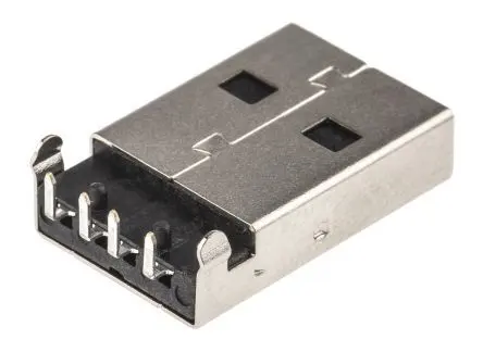 DIGITUS A-USB A-LP-C Dik Açılı SMT Tipi A USB Dişi Konnektör (Right Angle SMT Type A USB Connector Plug) alternatif görünüm