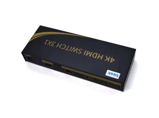BEEK BS-VSW-HD31UH 3 Port Ultra HD 4K HDMI Switch, 3 giriş - 1 çıkış, uzaktan kumandalı, 4K2K görseli 2