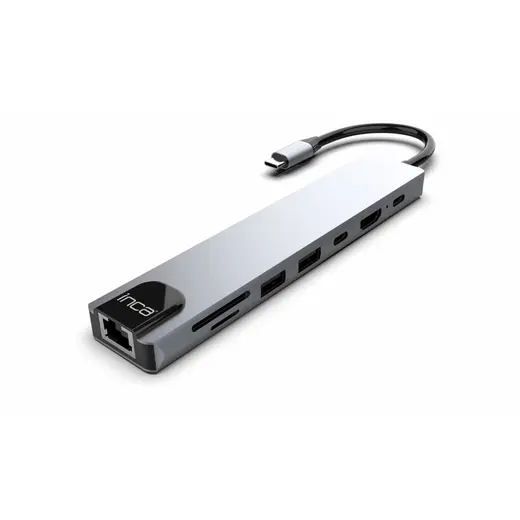 INCA ITPC-7 TYPE-C HUB X8COMBO ÇOKLAYICI görseli 1