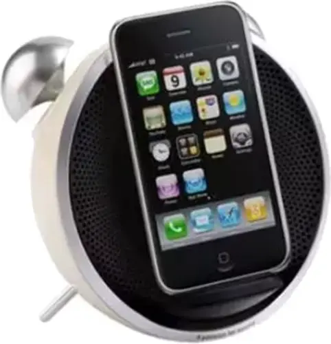 EDIFIER Image Series Tick Tock Dock IF230W 9W RMS FM Radyo/iPod Dock Hoparlör Beyaz görseli 1