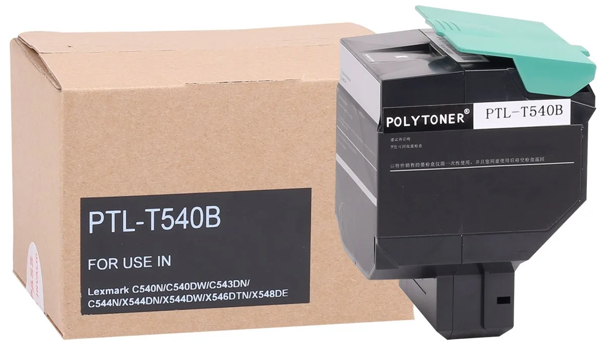 Lexmark Polytoner C-540 C-543 C-544 1000Syf. Siyah Toner