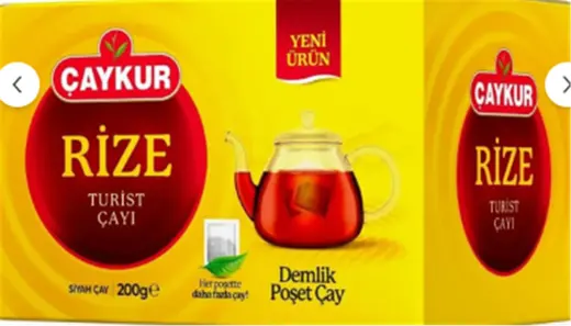 Çaykur Rize Turist Demlik Poşet Çay 200gr 40x5gr Demlik Poşet